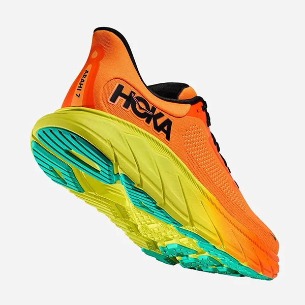 Giày Thể Thao Nữ Hoka Arahi 7 Running Shoes Orange 1147851-EGR Màu Cam Size 7 US