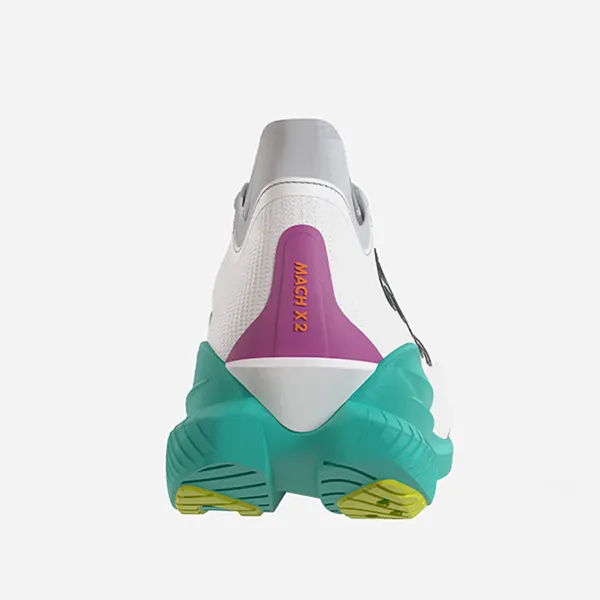 Giày Thể Thao Nữ Hoka Mach X 2 Running Shoes White 1155120-FCQ Màu Trắng Size 6.5 US