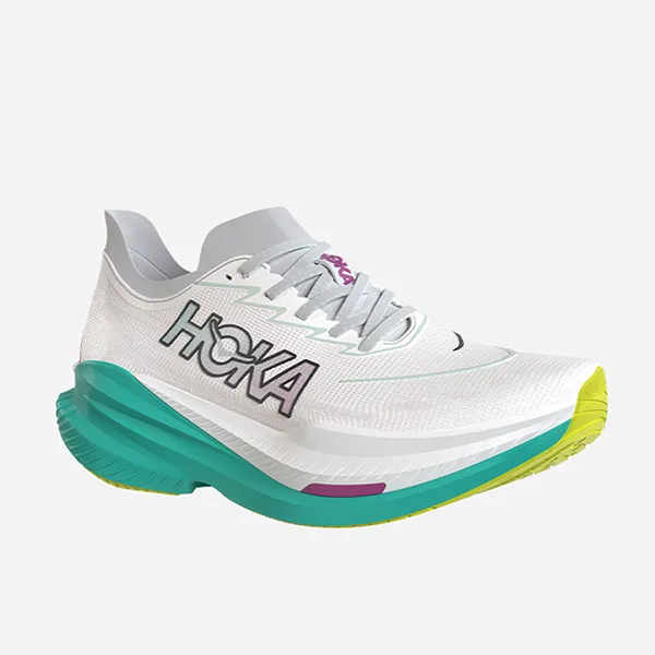 Giày Thể Thao Nữ Hoka Mach X 2 Running Shoes White 1155120-FCQ Màu Trắng Size 6.5 US