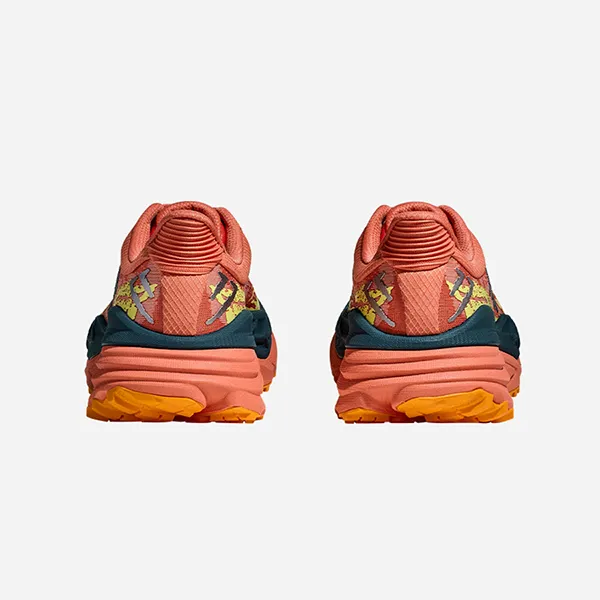 Giày Thể Thao Nữ Hoka Stinson 7 Running Shoes Multicolor 1141531-FPR Màu Cam San Hô Size 6 US