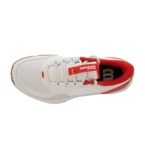 Giày Thể Thao Nữ Wilson Intrigue Tour Tennis Shoes WRS337040 Màu Trắng/Đỏ Size 36.5
