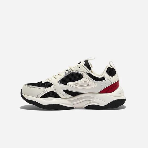 Giày Thể Thao Unisex Fila Ray Bumper 1RM02696F-113 Màu Đen Trắng Size 10 US