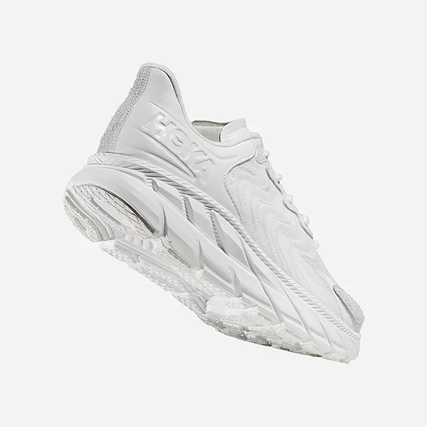 Giày Thể Thao Unisex Hoka One One Clifton Ls Sneakers White Màu Trắng Size 6 US