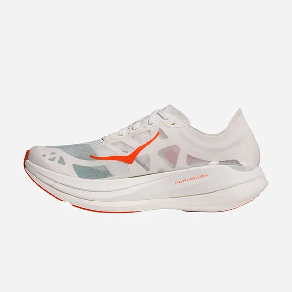 Giày Thể Thao Unisex Hoka Rocket X2 Running Shoes 1127927-FLV Màu Trắng/Hồng Size 5 US