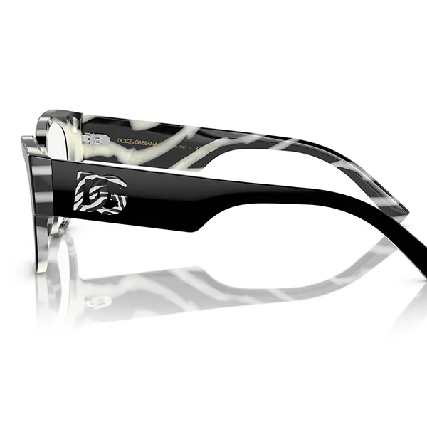 Gọng Kính Nam Dolce & Gabbana D&G Men's Eyeglasses DG3377 Màu Đen Trắng