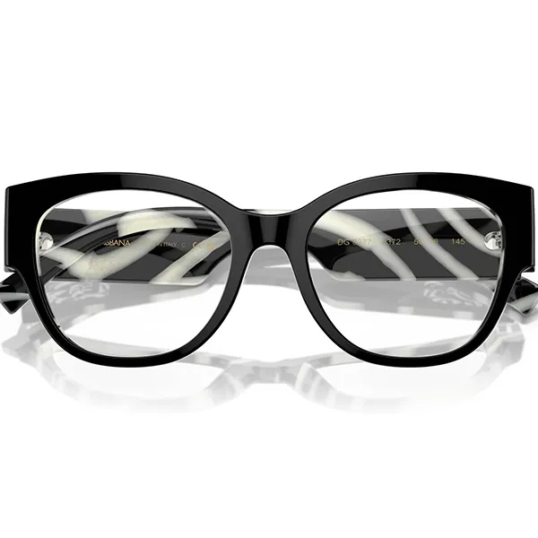 Gọng Kính Nam Dolce & Gabbana D&G Men's Eyeglasses DG3377 Màu Đen Trắng