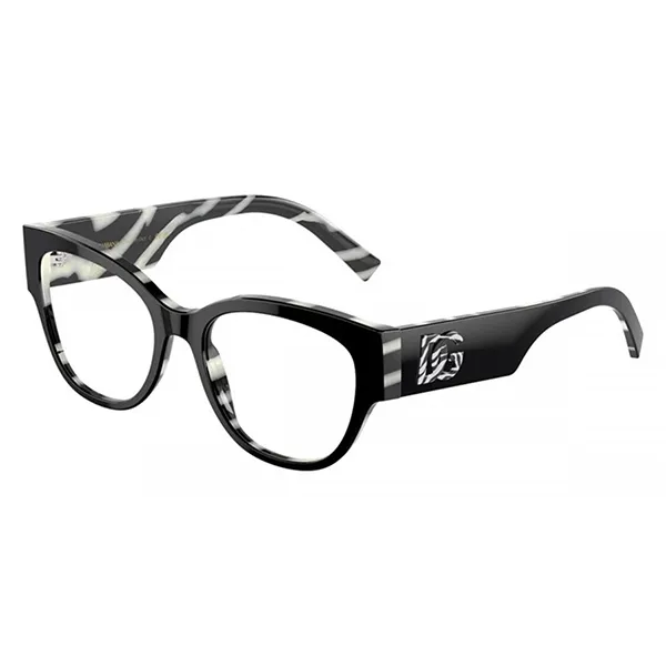 Gọng Kính Nam Dolce & Gabbana D&G Men's Eyeglasses DG3377 Màu Đen Trắng