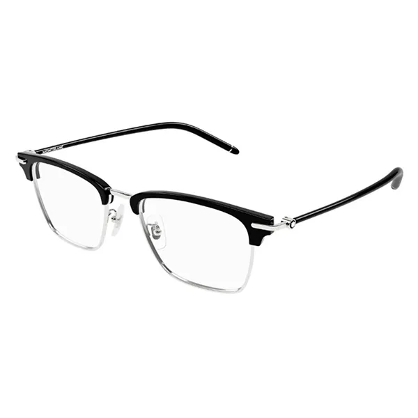 Gọng Kính Nam Montblanc MB0409O 001 Màu Đen Bạc