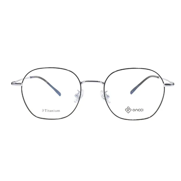 Gọng Kính Unisex Ancci AC51906 C2 Màu Bạc/Đen