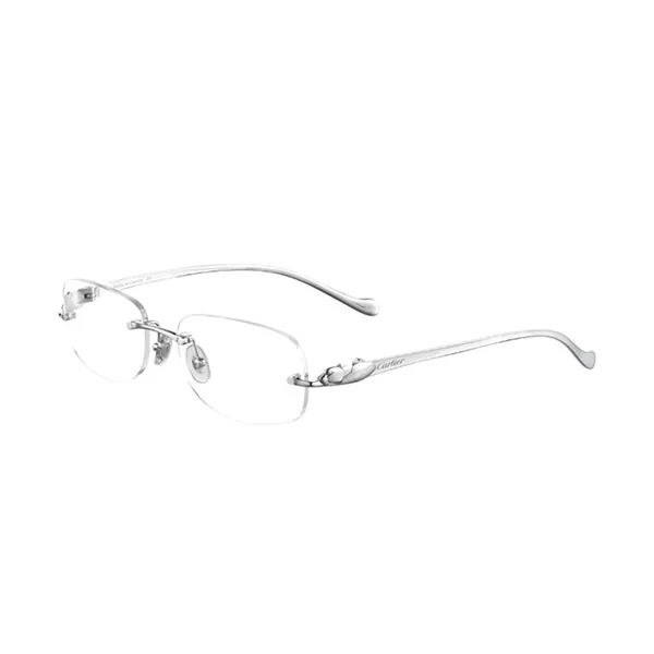 Gọng Kính Unisex Cartier CT0058O 003 Màu Bạc