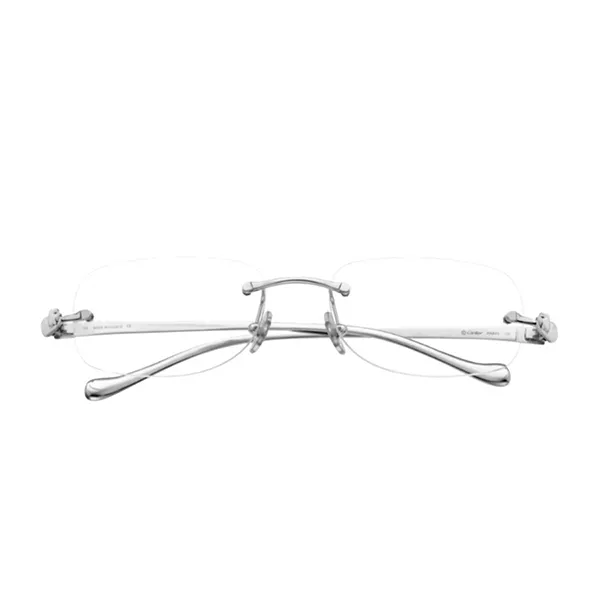 Gọng Kính Unisex Cartier CT0058O 003 Màu Bạc