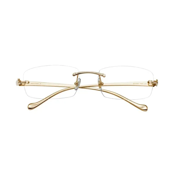 Gọng Kính Unisex Cartier CT0061O 002 Màu Vàng Gold