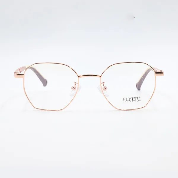 Gọng Kính Unisex Flyer F34211 C2 Màu Vàng Hồng