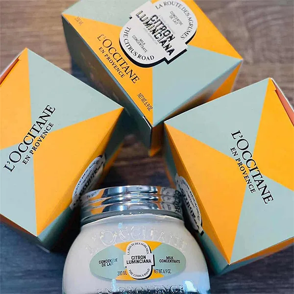 Kem Dưỡng Thể Săn Chắc Da L'Occitane Citron Luminciana Milk Concentrate 200ml
