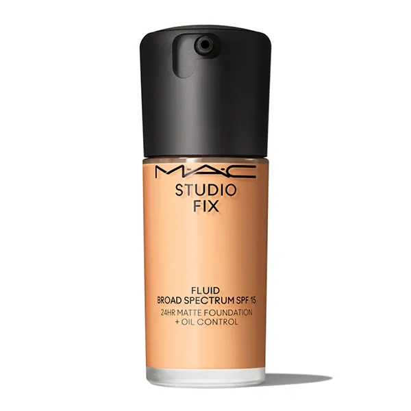 Kem Nền Mac Studio Fix Fluid SPF15 24HR Matte Foundation Oil Control Tone NC25