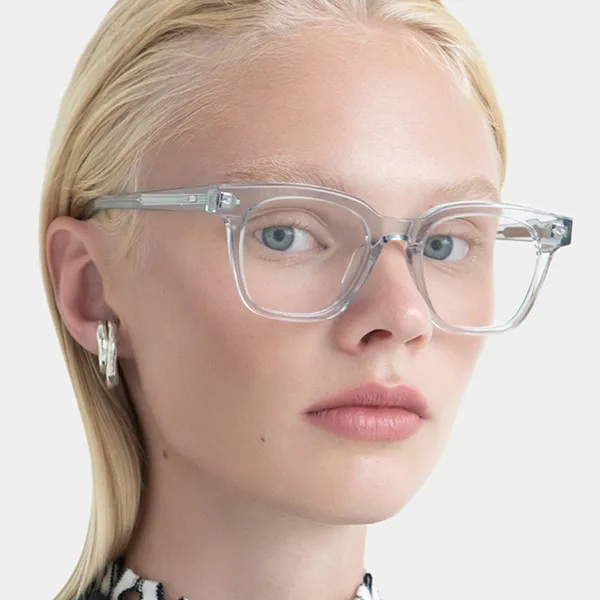 Kính Mắt Cận Gentle Monster GM South Side N GC4 Eyeglasses Màu Xám Trắng