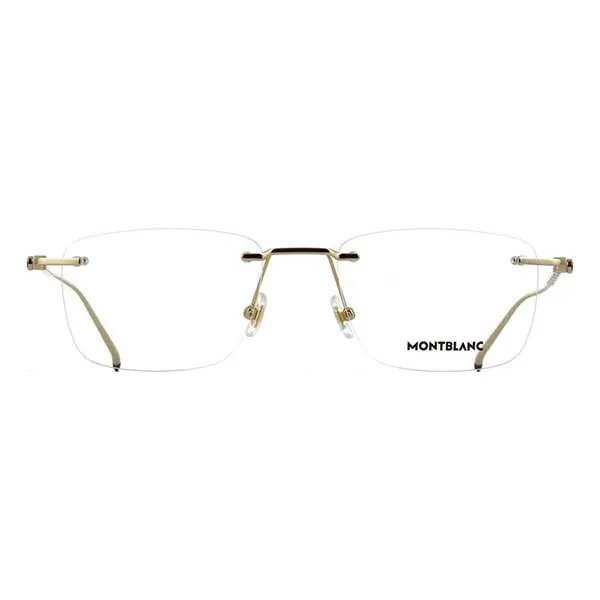 Kính Mắt Cận Unisex Montblanc MB0215O 001 Màu Vàng Gold