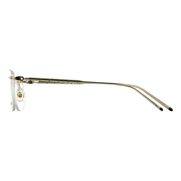 Kính Mắt Cận Unisex Montblanc MB0215O 001 Màu Vàng Gold