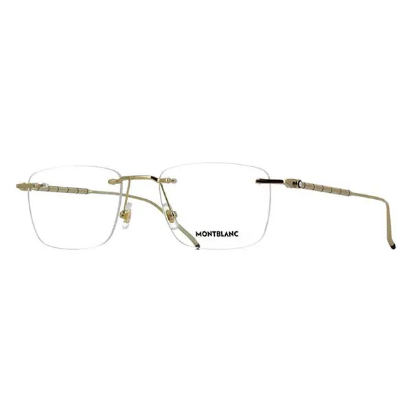 Kính Mắt Cận Unisex Montblanc MB0215O 001 Màu Vàng Gold
