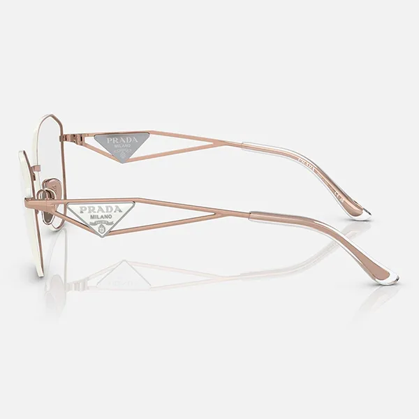 Kính Mắt Cận Nữ Prada Eyeglasses VPR52Z SVF1O1 Màu Vàng Hồng