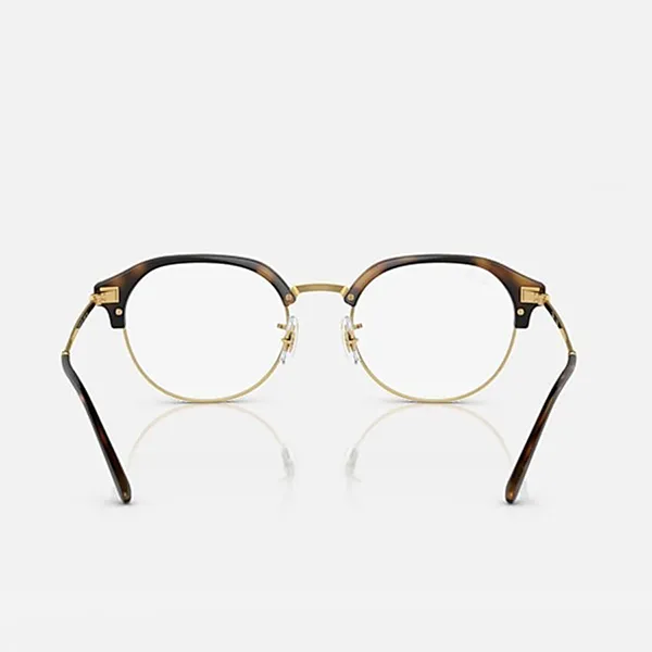 Kính Mắt Cận Rayban RB7229 OPTICS Màu Nâu - Vàng Gold