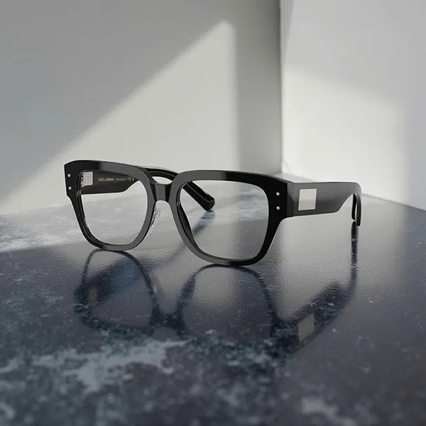 Kính Mắt Cận Unisex Dolce & Gabbana D&G Eyeglasses Tag Sport DG3405 Màu Đen