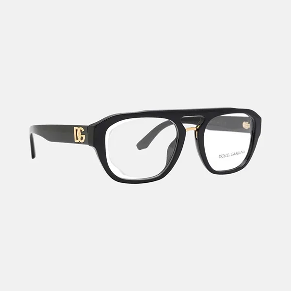 Kính Mắt Cận Unisex Dolce & Gabbana D&G Tag Gold DG3415 501 Màu Đen