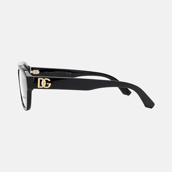 Kính Mắt Cận Unisex Dolce & Gabbana D&G Tag Gold DG3415 501 Màu Đen