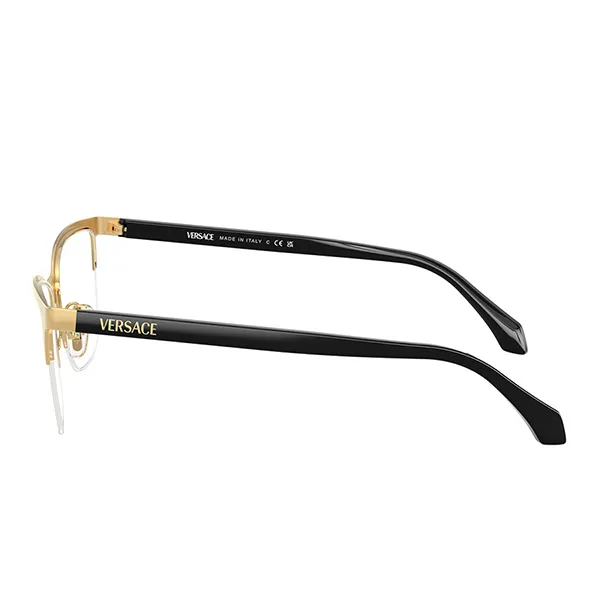 Kính Mắt Cận Versace Eyeglasses VE1304 1002 Màu Đen/Vàng
