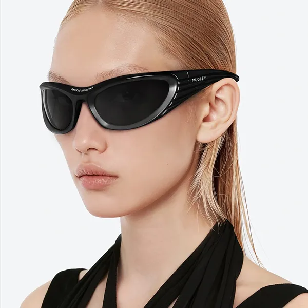 Kính Mát Gentle Monster GM Mugler - Spiral 02 M01 Màu Đen