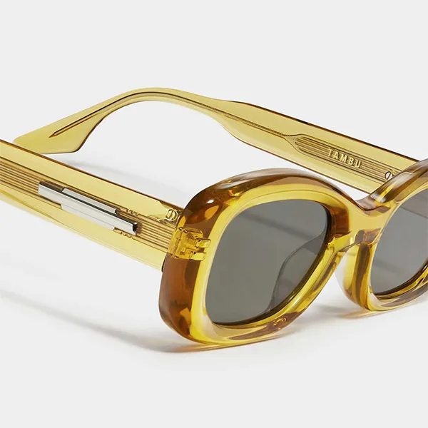 Kính Mát Gentle Monster GM Tambu YC6 Sunglasses Màu Vàng Gold