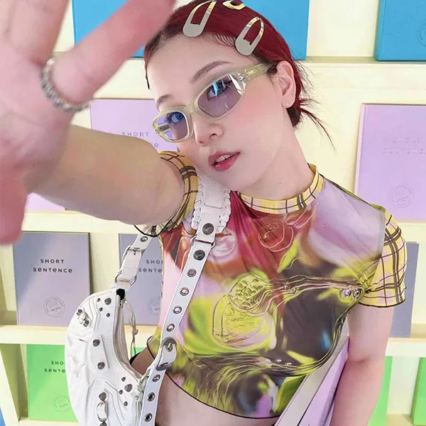 Kính Mát Gentle Monster GM Tidan GRC2 Sunglasses Màu Xanh Lá