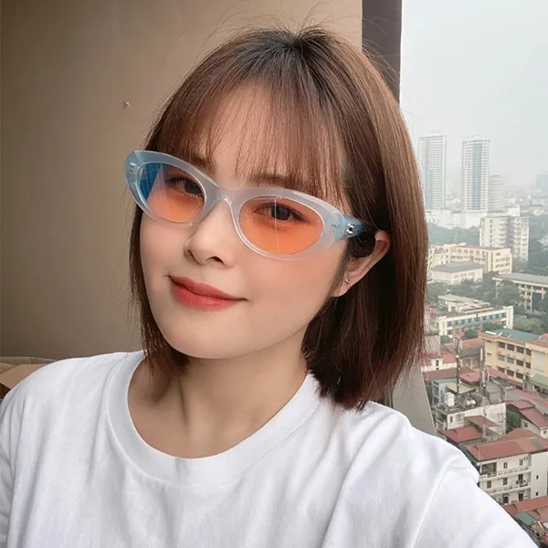Kính Mát Gentle Monster GM Umber BLC7 Sunglasses Màu Xanh Nhạt