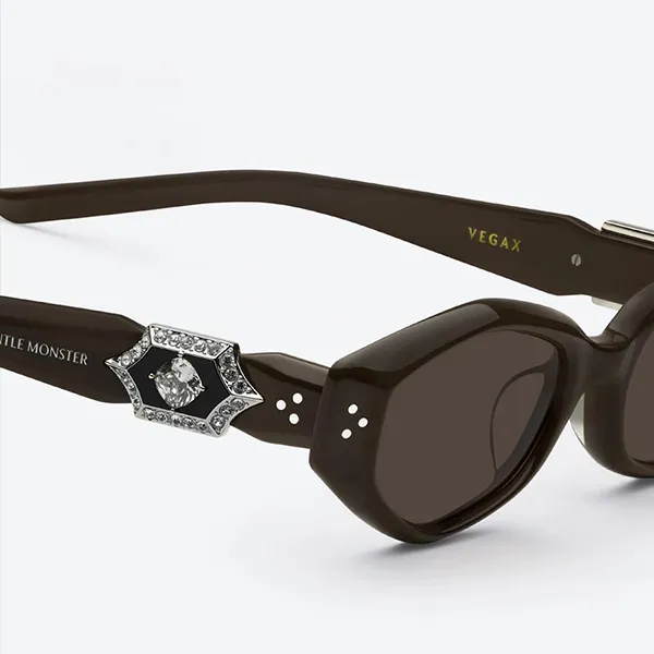 Kính Mát Gentle Monster GM Vegax BR3 Sunglasses Màu Nâu