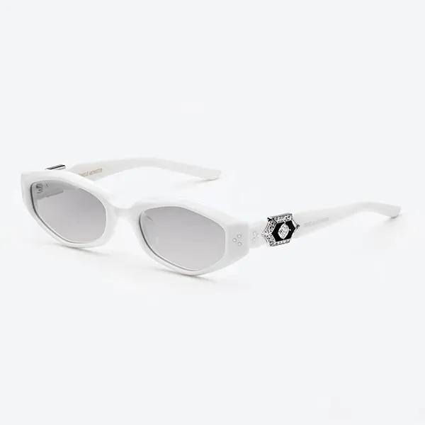 Kính Mát Gentle Monster GM Vegax W2 Sunglasses Màu Trắng