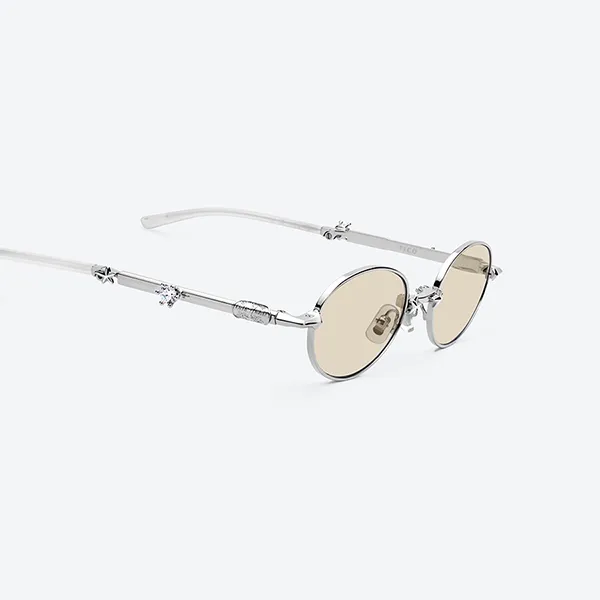 Kính Mát Gentle Monster Pico 02(BR) Sunglasses Màu Cam/Bạc