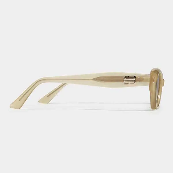 Kính Mát Gentle Monster Rococo IC1 Sunglasses Màu Trắng Ngà
