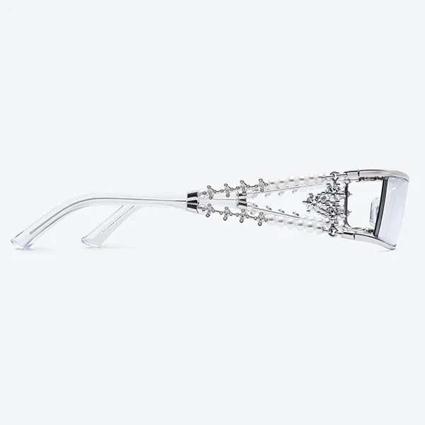 Kính Mát Gentle Monster Sunglasses Kiira 02 BLM Màu Xanh/Bạc