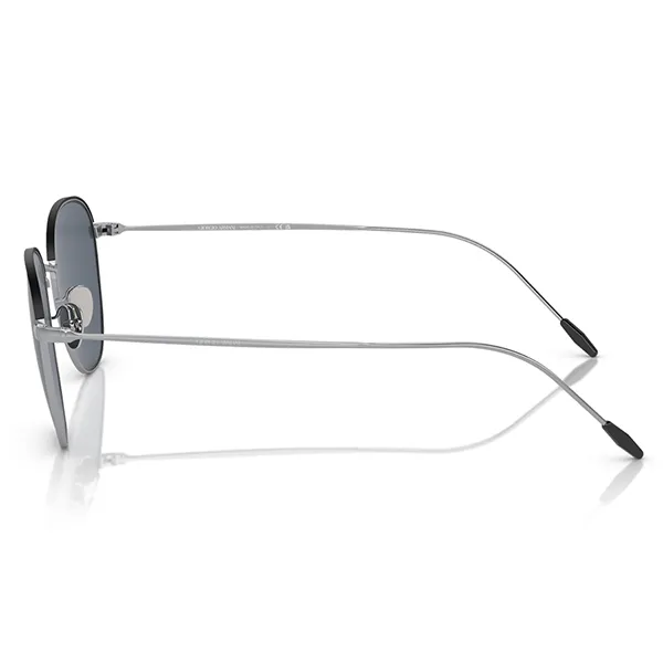 Kính Mát Nam Giorgio Armani Sunglasses AR6048 301587 Màu Đen - Bạc