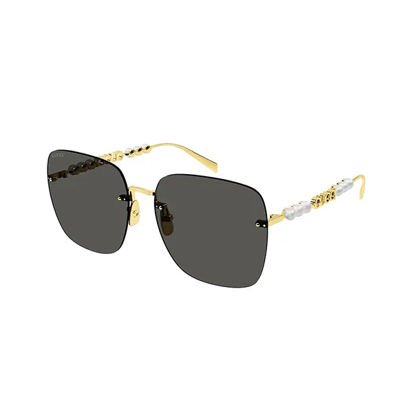 Kính Mát Nữ Gucci Sunglass GG1923SA 001 Màu Xám Vàng