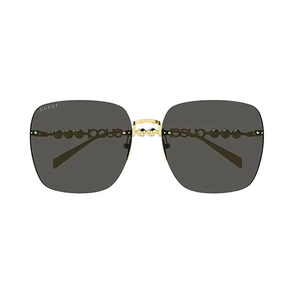 Kính Mát Nữ Gucci Sunglass GG1923SA 001 Màu Xám Vàng
