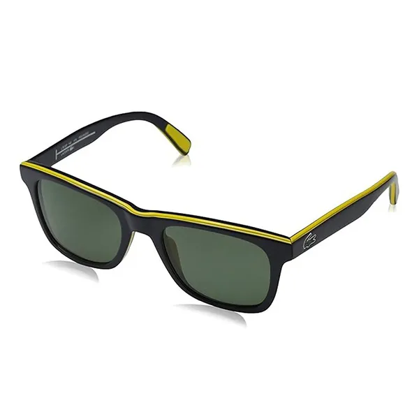 Kính Mát Lacoste Polarized Green Square Sunglasses L781SP 414 52 Màu Xanh/Vàng