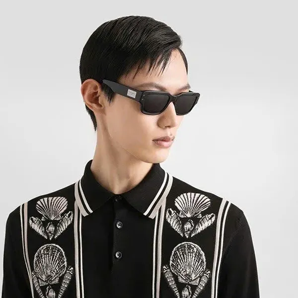 Kính Mát Nam Dolce & Gabbana D&G Tag Sport DG4483 Sunglasses Màu Đen