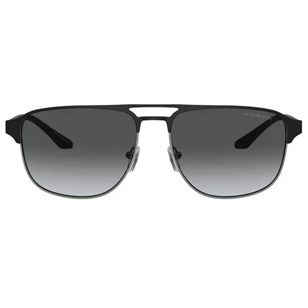 Kính Mát Nam Emporio Armani Matte Gunmetal/Black Metal Frame 0EA2144 33651 Màu Xám Đen