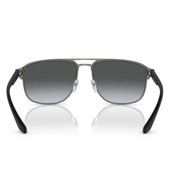 Kính Mát Nam Emporio Armani Matte Gunmetal/Black Metal Frame 0EA2144 33651 Màu Xám Đen
