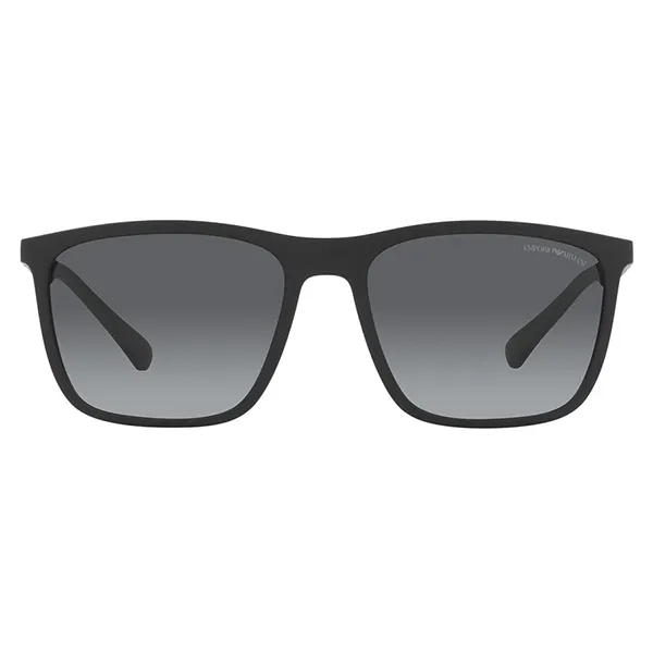 Kính Mát Nam Emporio Armani Polarized Sunglasses 4150 5001/T3 Màu Đen - Xám