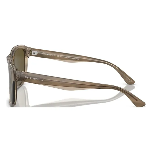 Kính Mát Nam Emporio Armani Polarized Sunglasses EA 4208 605573 Màu Nâu Xanh