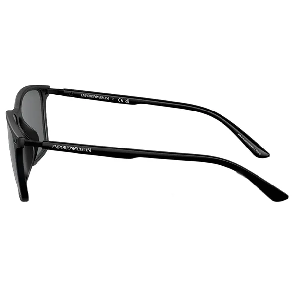 Kính Mát Nam Emporio Armani Sunglasses In Matte Black EA4223U 500187 Màu Đen