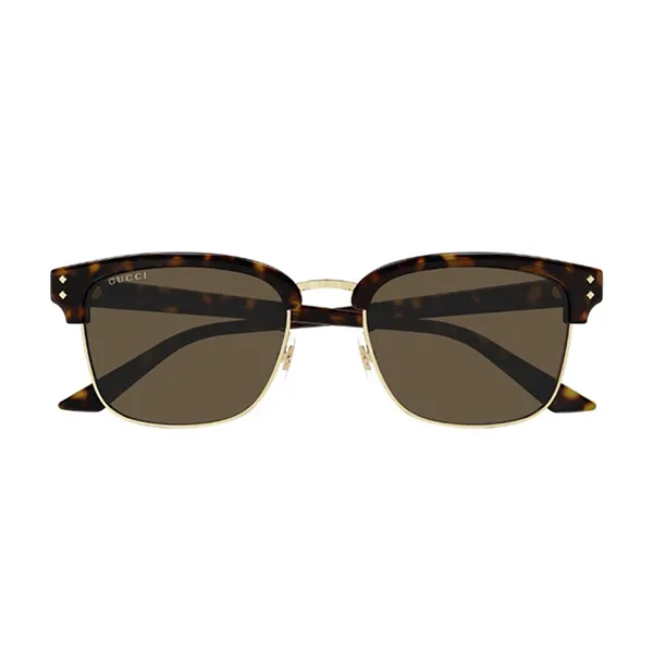 Kính Mát Nam Gucci Gold Rims Sunglasses GG1897SK 002 Màu Nâu Havana