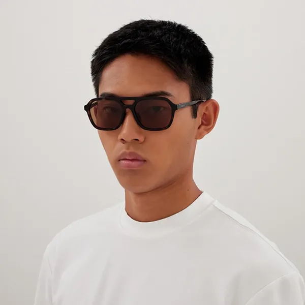 Kính Mát Nam Gucci Sunglass GG1819S 001 Màu Xám/Đen